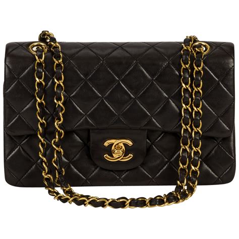 chanel black and gold purse|black and gold Chanel bag.